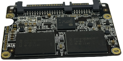 固态硬盘PCB的基本概念、构造与技术详解 1 固态硬盘半成品图