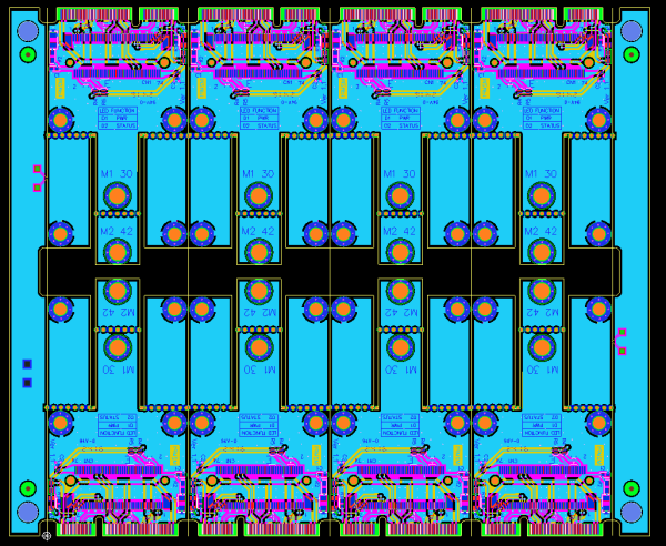 PCB为什么要拼板-拼板图