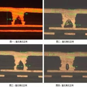 盲孔电镀填孔空洞-4种情况