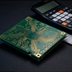 PCB多少钱一平方米：多层PCB电路板价格构成概念图