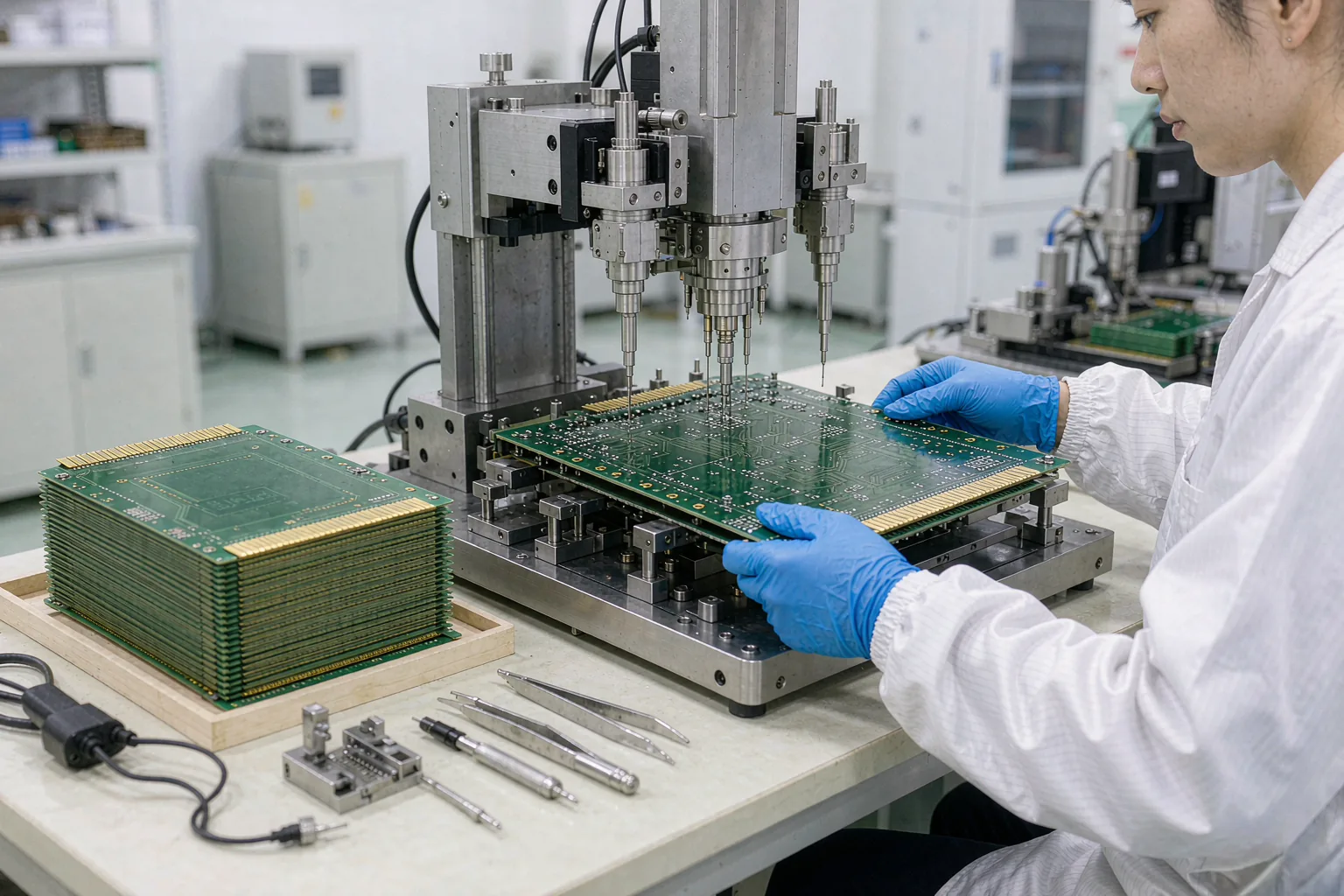 PCB加工出厂检测：工程师核对多层板与飞针电测结果